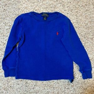 Polo waffle knit T shirt